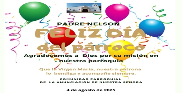 feliz dia del párroco